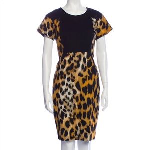 Rachel Roy Sheath Dress, 
Black
Animal Print